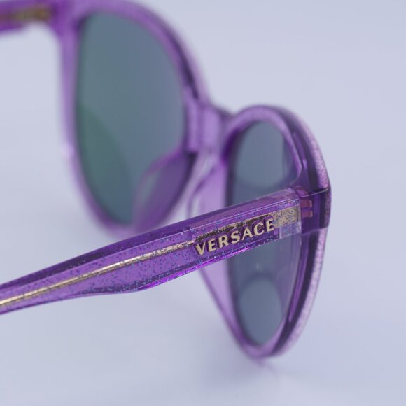 Versace Kids VK4427U 53734V Sunglasses Lilac Cat Eye Frame, Grey Lenses - Picture 5 of 11